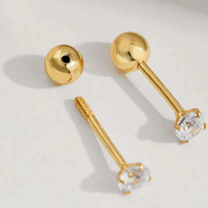 [RAFFINE]Unique U-Shaped Ear Bone Earrings