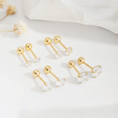 [RAFFINE]Unique U-Shaped Ear Bone Earrings