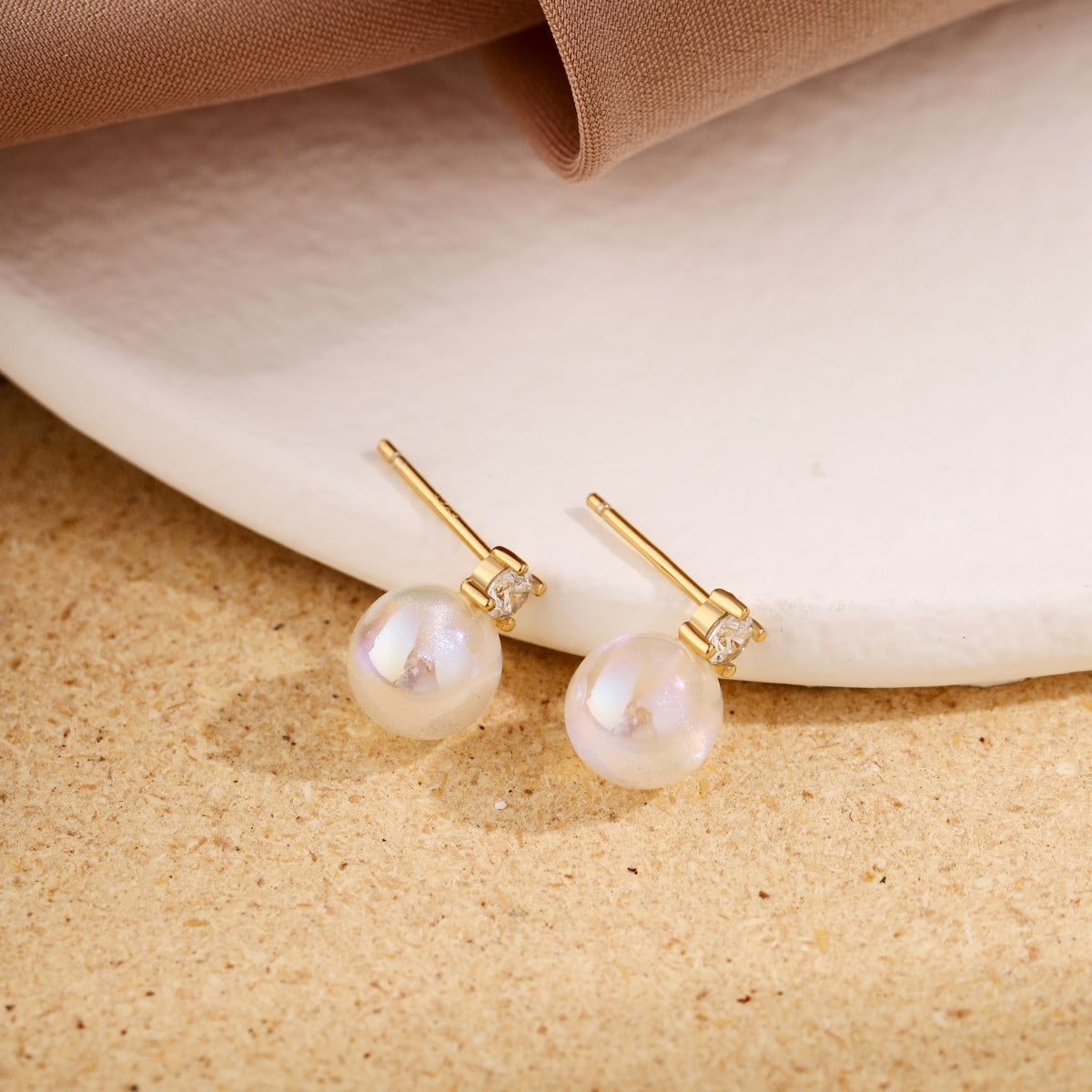 [RAFFINE]Symphony Mermaid Pearl Earrings