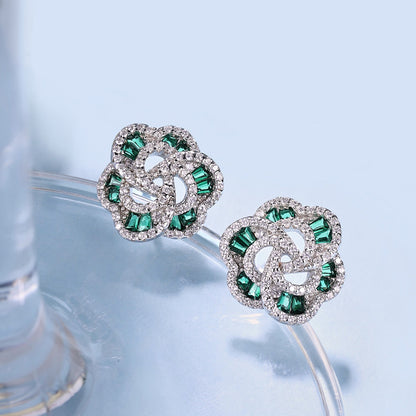 [RAFFINE]Exquisite Flower Shape Daily Earrings