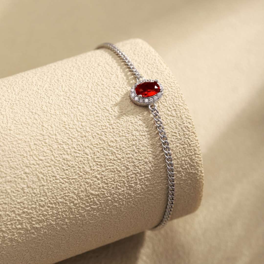 [RAFFINE]Exquisite Oval Shape Bracelet