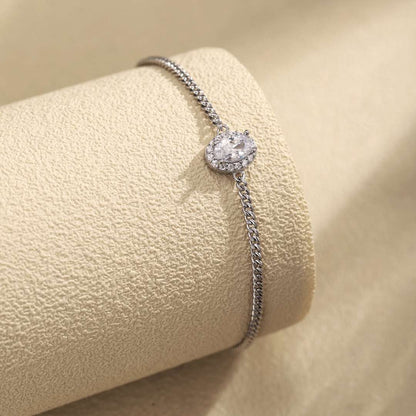 [RAFFINE]Exquisite Oval Shape Bracelet