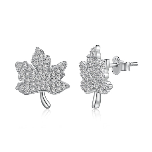 [RAFFINE]Exquisite Maple Leaf Design Earrings