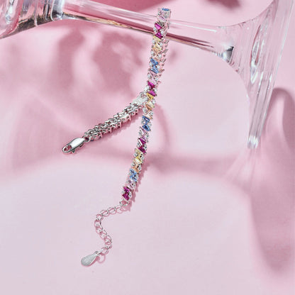 [RAFFINE]Ornate Sparkling Multi Cut Party Bracelet