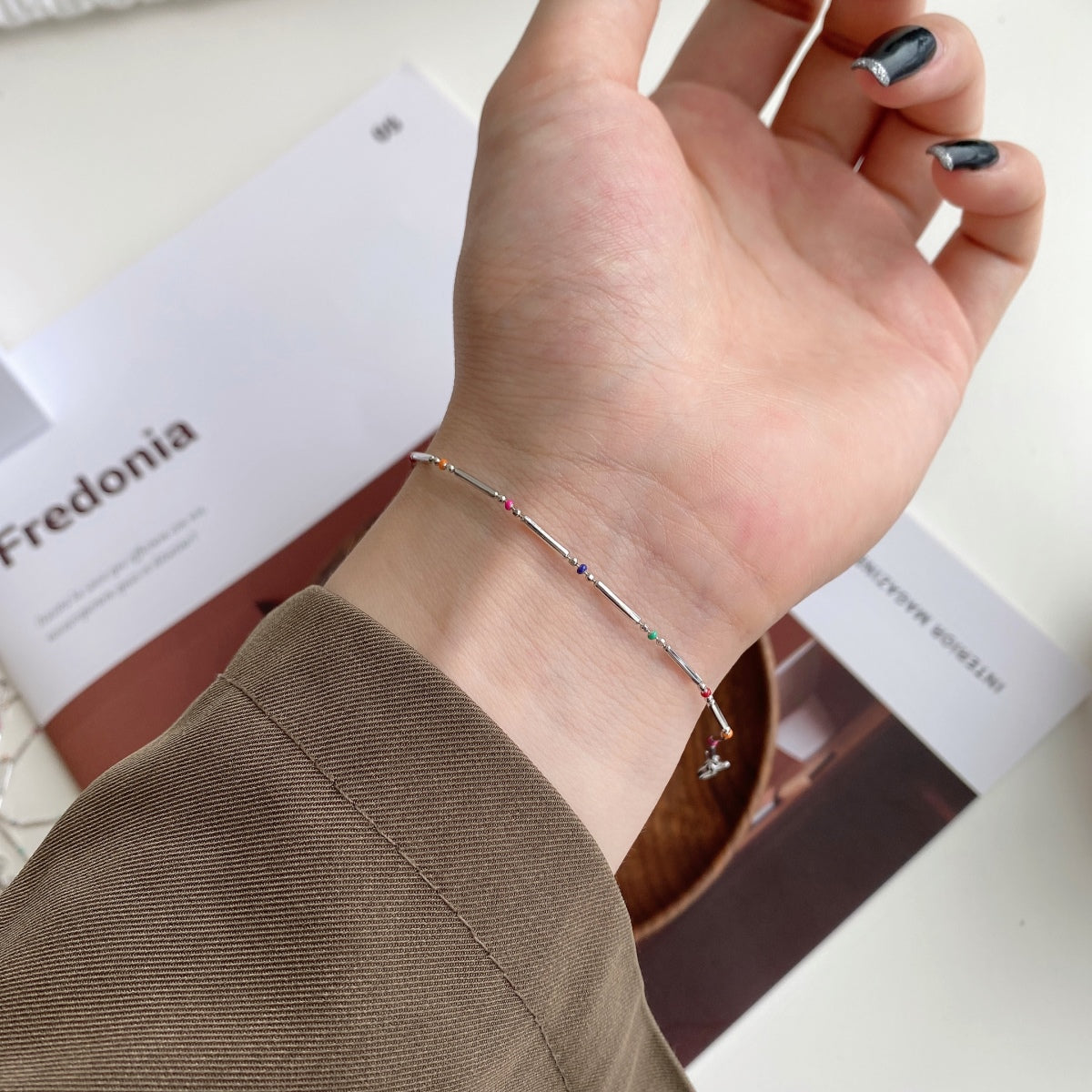 [RAFFINE]Unique Colorful Daily Bracelet