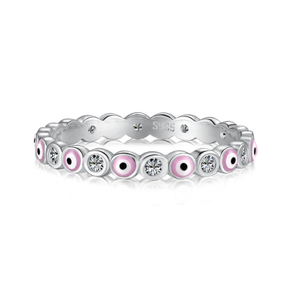 [RAFFINE]Sparkling Vibrant Round Shape Daily Ring