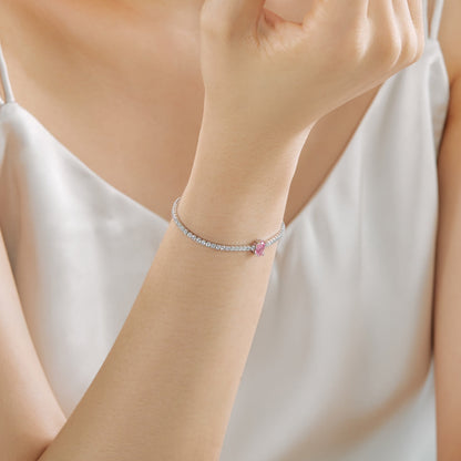 [RAFFINE]0.75 Carat Exquisite Oval Cut Daily Bracelet