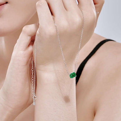 [RAFFINE]Luxurious Square Shape Colorful Necalack
