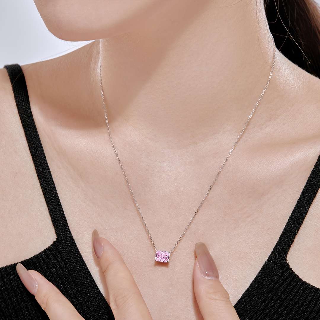[RAFFINE]Luxurious Square Shape Colorful Necalack