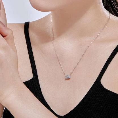 [RAFFINE]Luxurious Square Shape Colorful Necalack