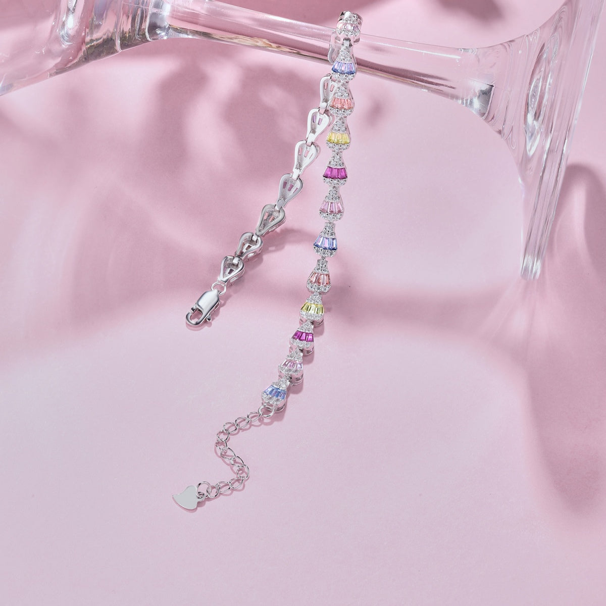 [RAFFINE]Radiant Water Drop Shape Daily Bracelet