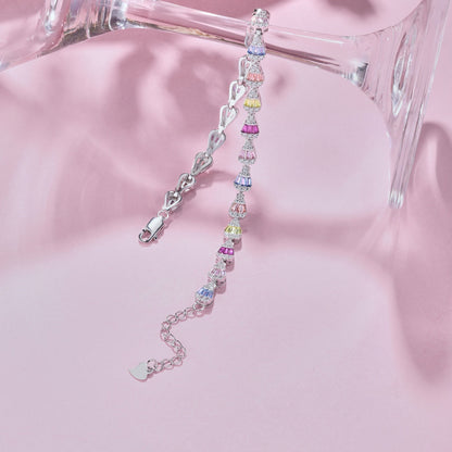 [RAFFINE]Radiant Water Drop Shape Daily Bracelet
