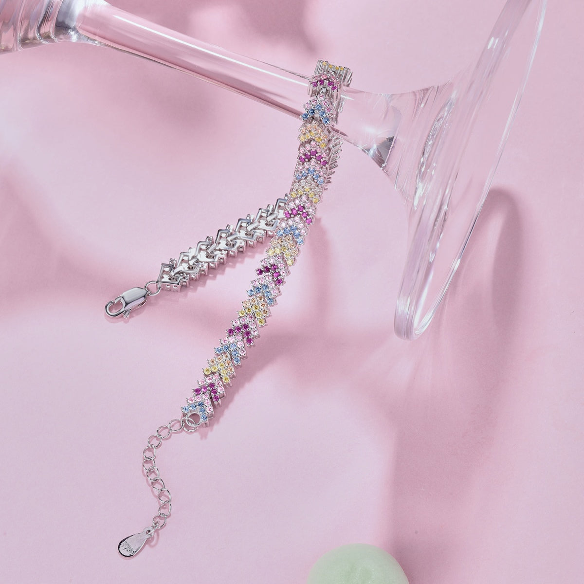 [RAFFINE]Ornate Sparkling Round Cut Party Bracelet