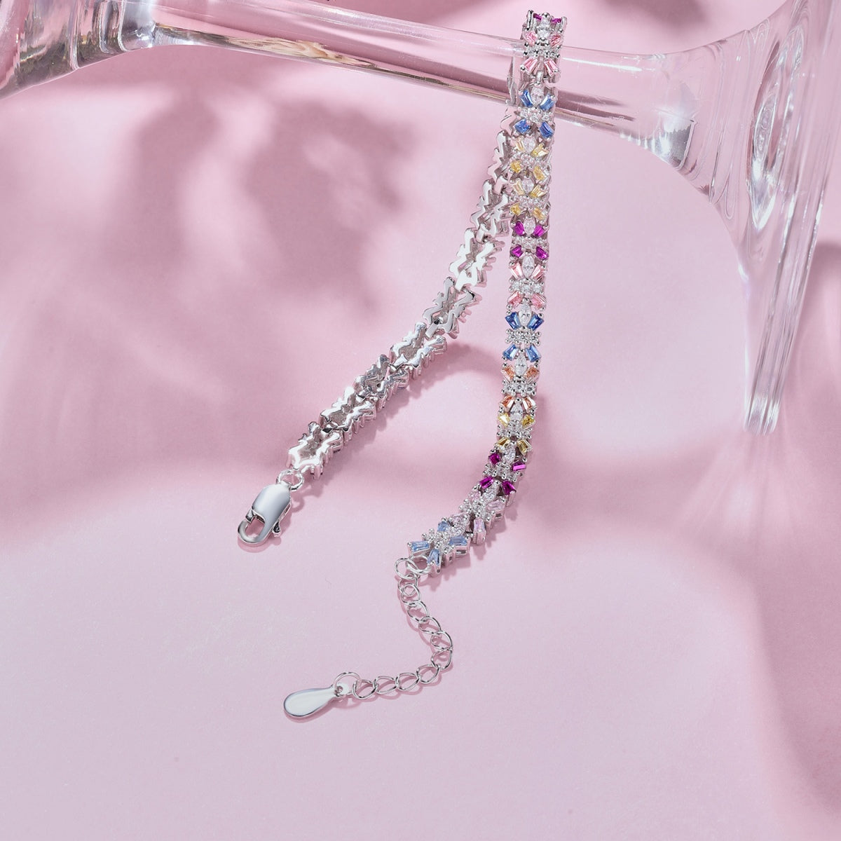 [RAFFINE]Radiant Colorful Emerald Cut Party Bracelet