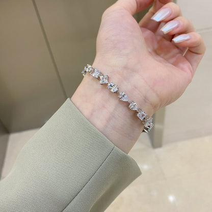 [RAFFINE]Unique Exquisite Multi Cut Daily Bracelet