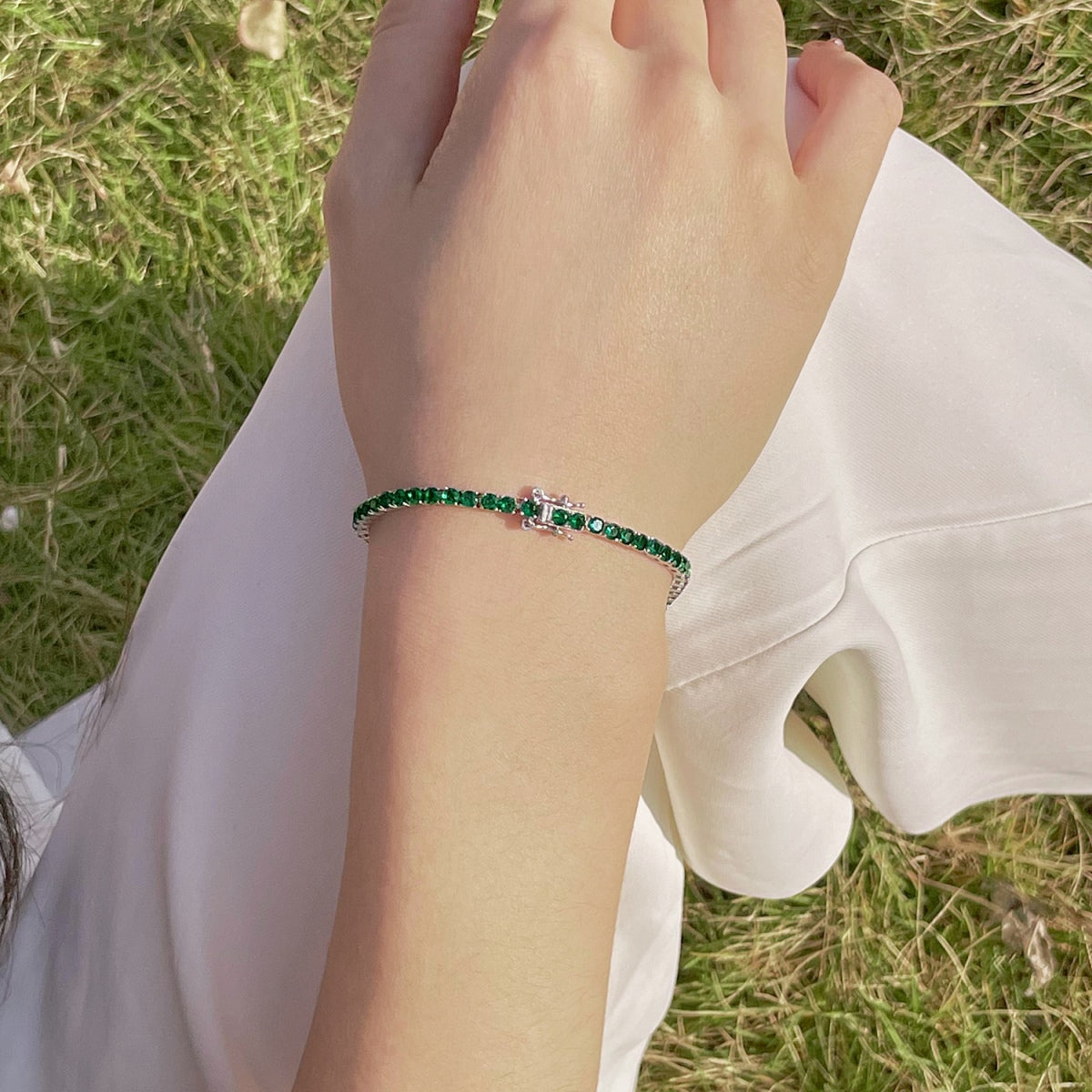 [RAFFINE]Radiant Colorful Round Cut Party Bracelet