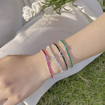 [RAFFINE]Radiant Colorful Round Cut Party Bracelet
