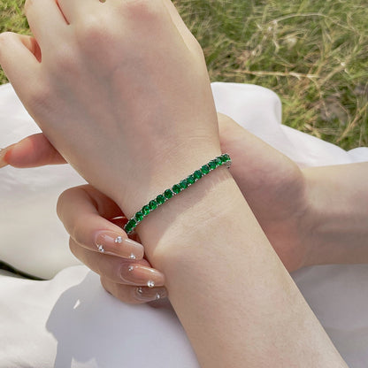 [RAFFINE]Radiant Colorful Round Cut Party Bracelet
