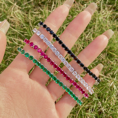 [RAFFINE]Radiant Colorful Round Cut Party Bracelet