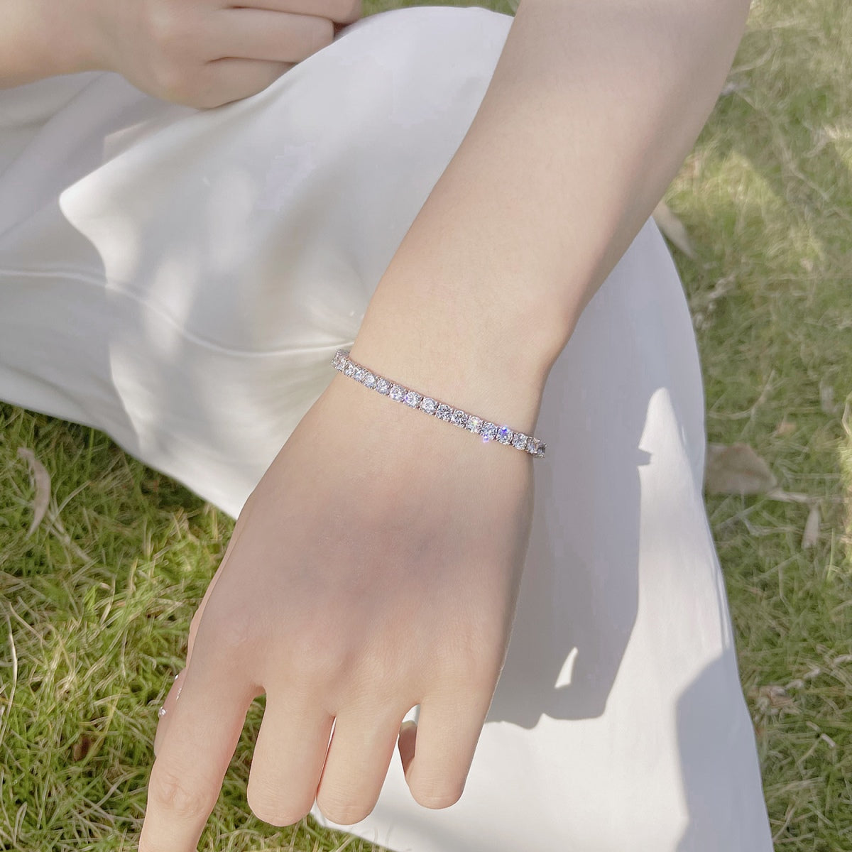 [RAFFINE]Radiant Colorful Round Cut Party Bracelet