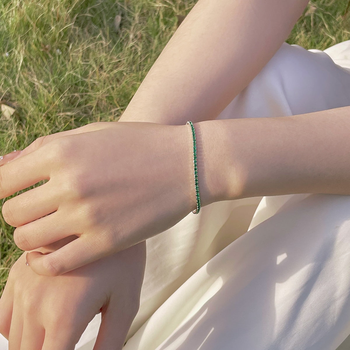 [RAFFINE]Radiant Colorful Round Cut Party Bracelet