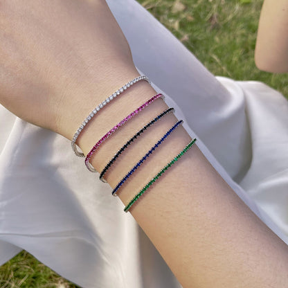 [RAFFINE]Radiant Colorful Round Cut Party Bracelet