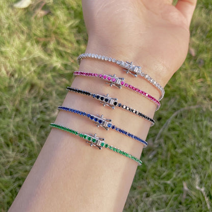 [RAFFINE]Radiant Colorful Round Cut Party Bracelet