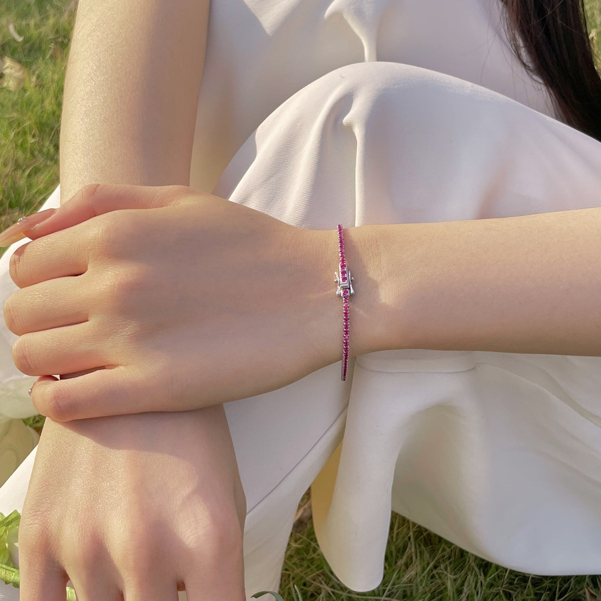 [RAFFINE]Radiant Colorful Round Cut Party Bracelet