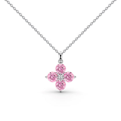 [RAFFINE]Four-Leaf Clover And Eight-Pointed Star Necklace