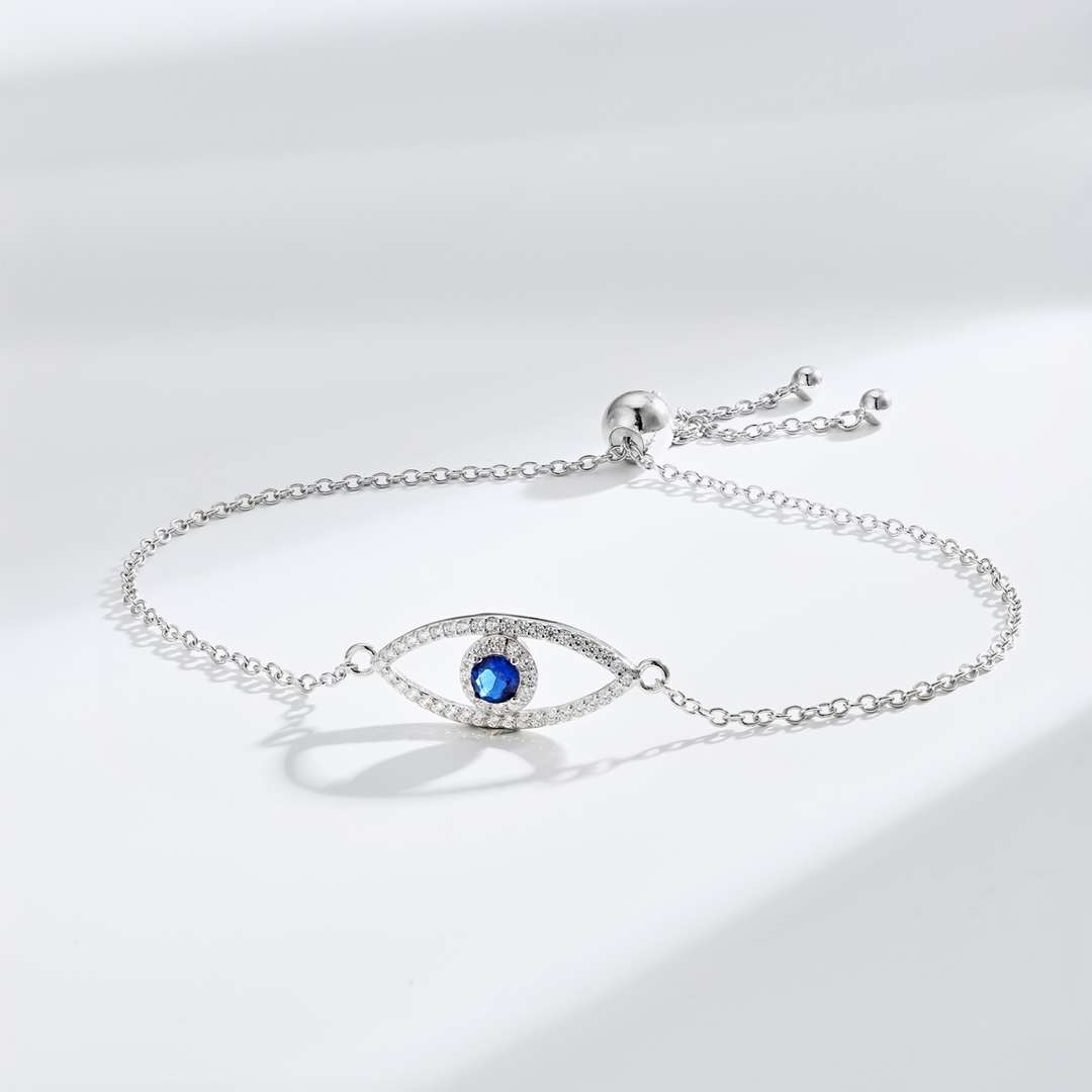 [RAFFINE]Devil's Eye Hollow Design Bracelet