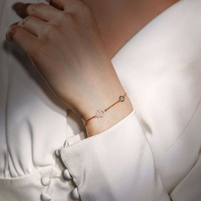 [RAFFINE]Gost Shape & Round Shape Necklace