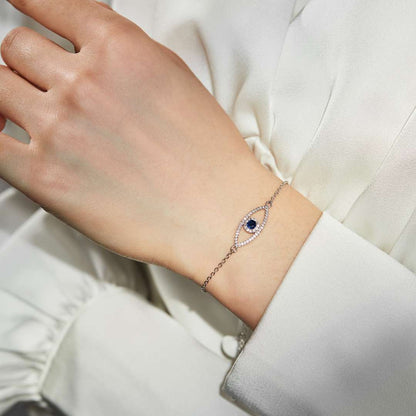 [RAFFINE]Devil's Eye Hollow Design Bracelet