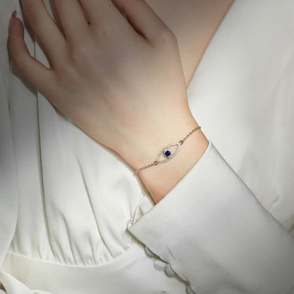 [RAFFINE]Devil's Eye Hollow Design Bracelet