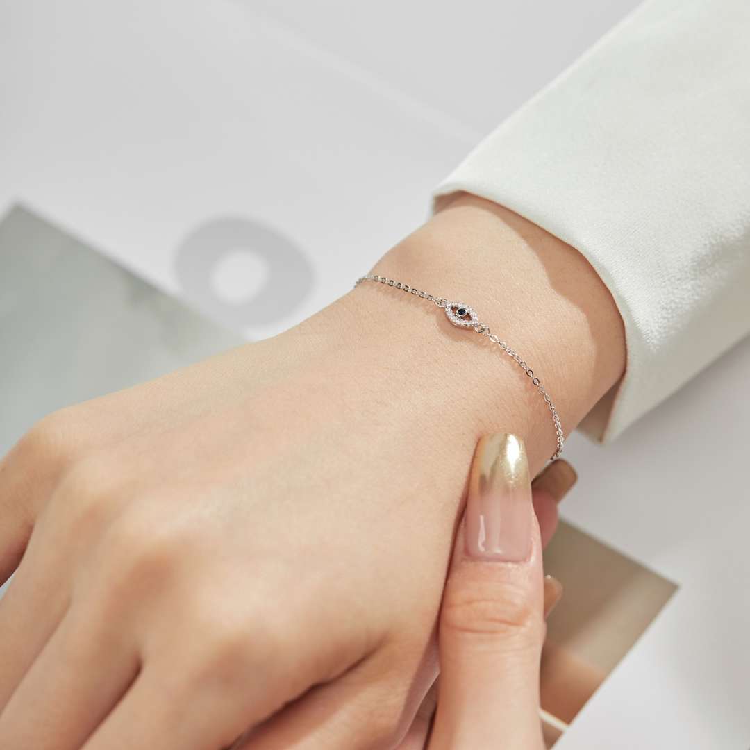 [RAFFINE]Evil Eye Shape Necklace