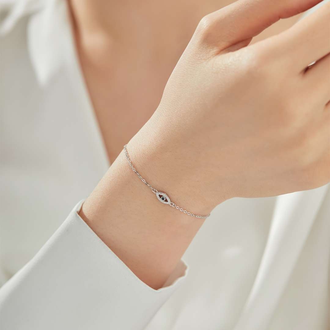 [RAFFINE]Evil Eye Shape Necklace