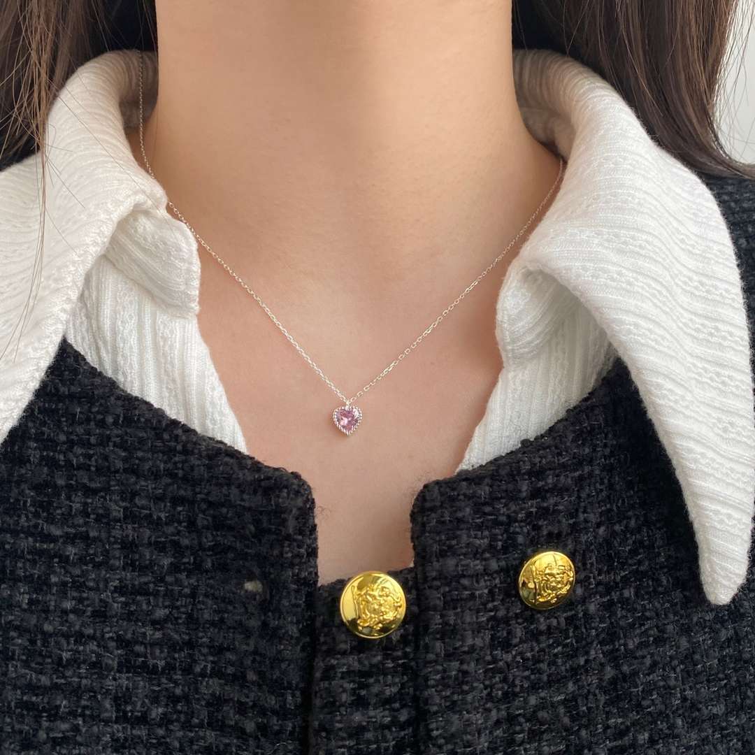 [RAFFINE]Ornate Heart Shape Necklace