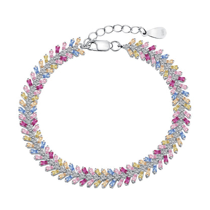 [RAFFINE]Dainty Radiant Emerald Cut Daily Bracelet