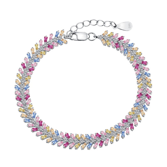 [RAFFINE]Dainty Radiant Emerald Cut Daily Bracelet