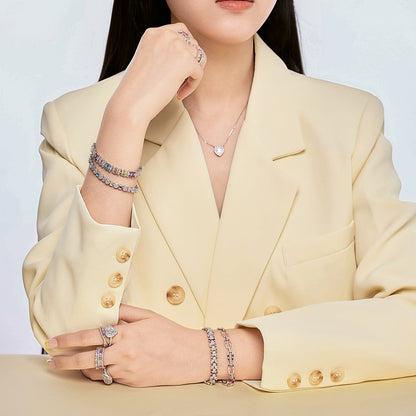 [RAFFINE]Dazzling Colorful Daily Bracelet