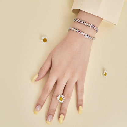 [RAFFINE]Dainty Exquisite Flower Shape Daily Bracelet