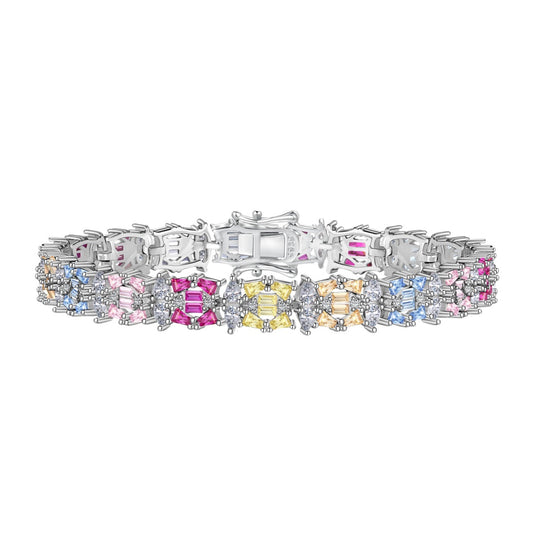 [RAFFINE]Delicate Colorful Multi Cut Party Bracelet