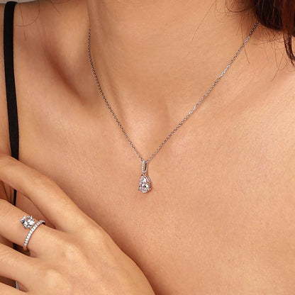 [RAFFINE]Delicate Water Drop Shape Fashion Necklace