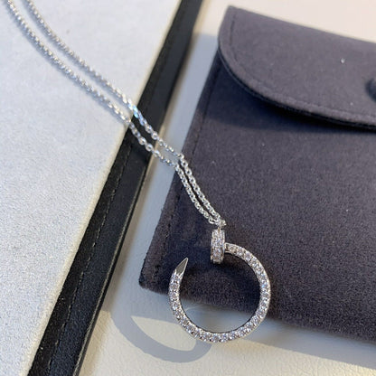 [RAFFINE]JUSTE NECKLACE SILVER DIAMONDS