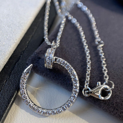 [RAFFINE]JUSTE NECKLACE SILVER DIAMONDS