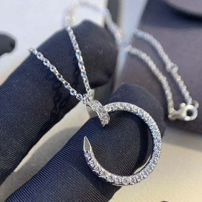 [RAFFINE]JUSTE NECKLACE SILVER DIAMONDS