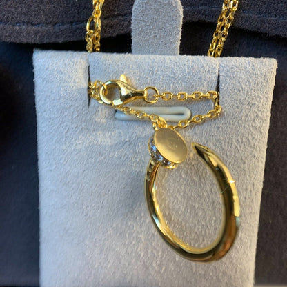 [RAFFINE]JUSTE NECKLACE GOLD DIAMONDS