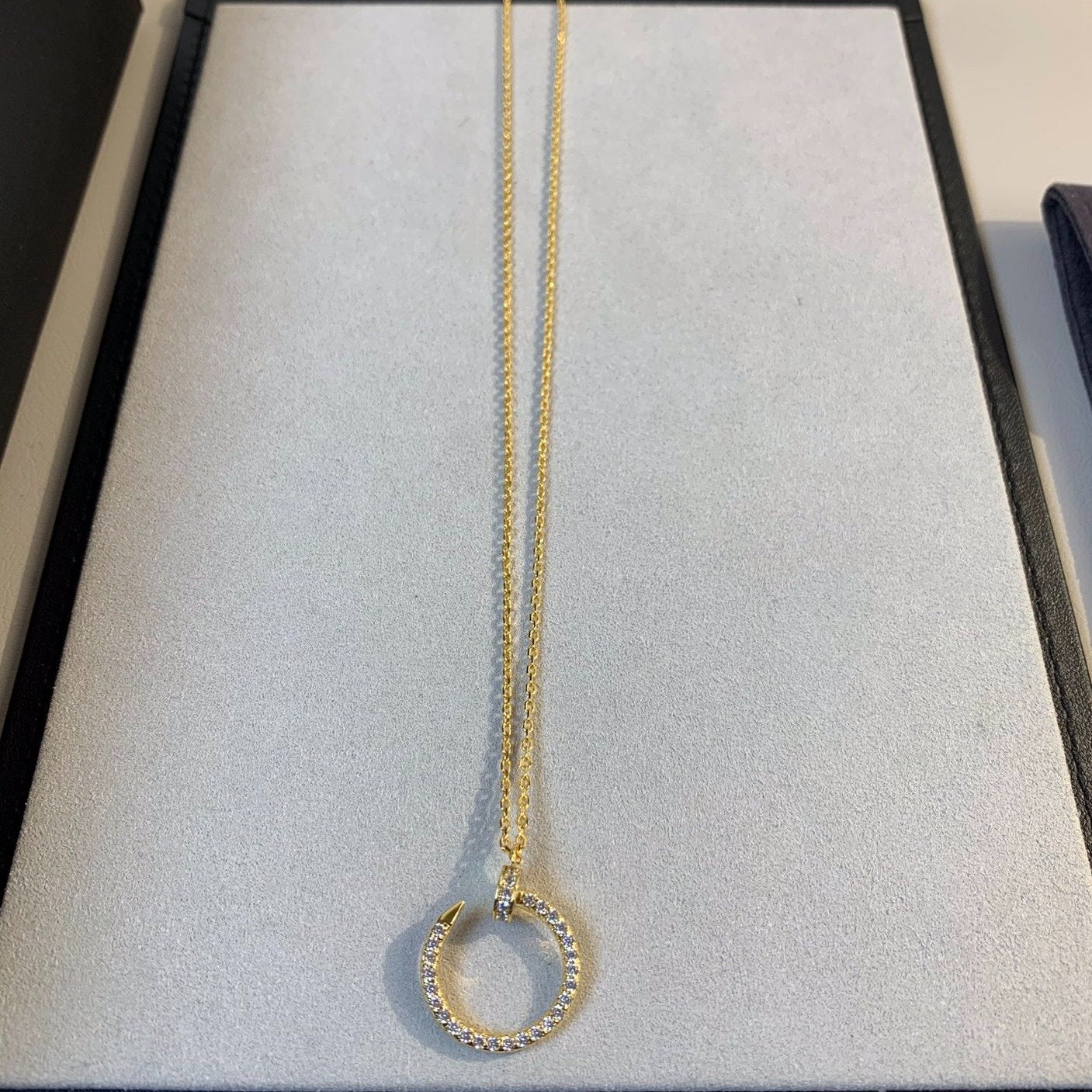 [RAFFINE]JUSTE NECKLACE GOLD DIAMONDS