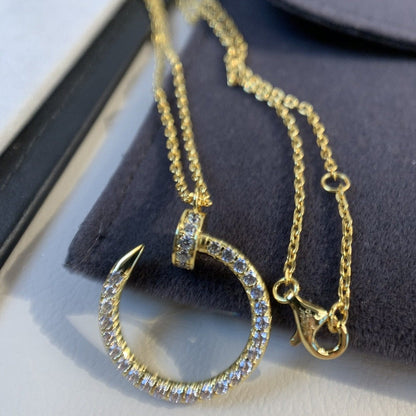 [RAFFINE]JUSTE NECKLACE GOLD DIAMONDS