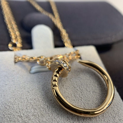 [RAFFINE]JUSTE NECKLACE PINK GOLD DIAMONDS