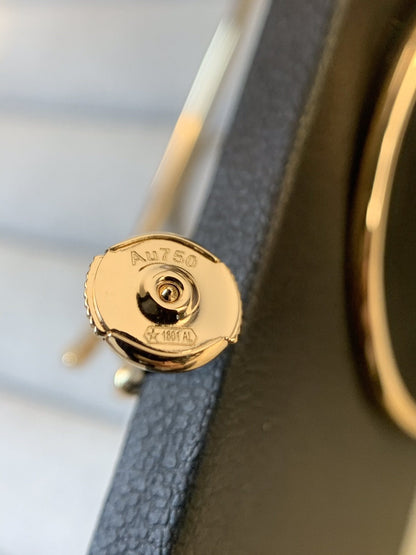 [RAFFINE]JUSTE EARRINGS GOLD DIAMONDS 1.8MM